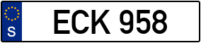Truck License Plate